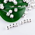 thumbnail image 4 of Letter Beads 78pcs Teether Beads Silicone for Teething in Bulk Can Chew BPA Free DIY Jewelry Accessories, 4 of 6