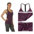 thumbnail image 4 of icyzone Workout Shirts Yoga Tops T-Back Running Tank Top, 4 of 6