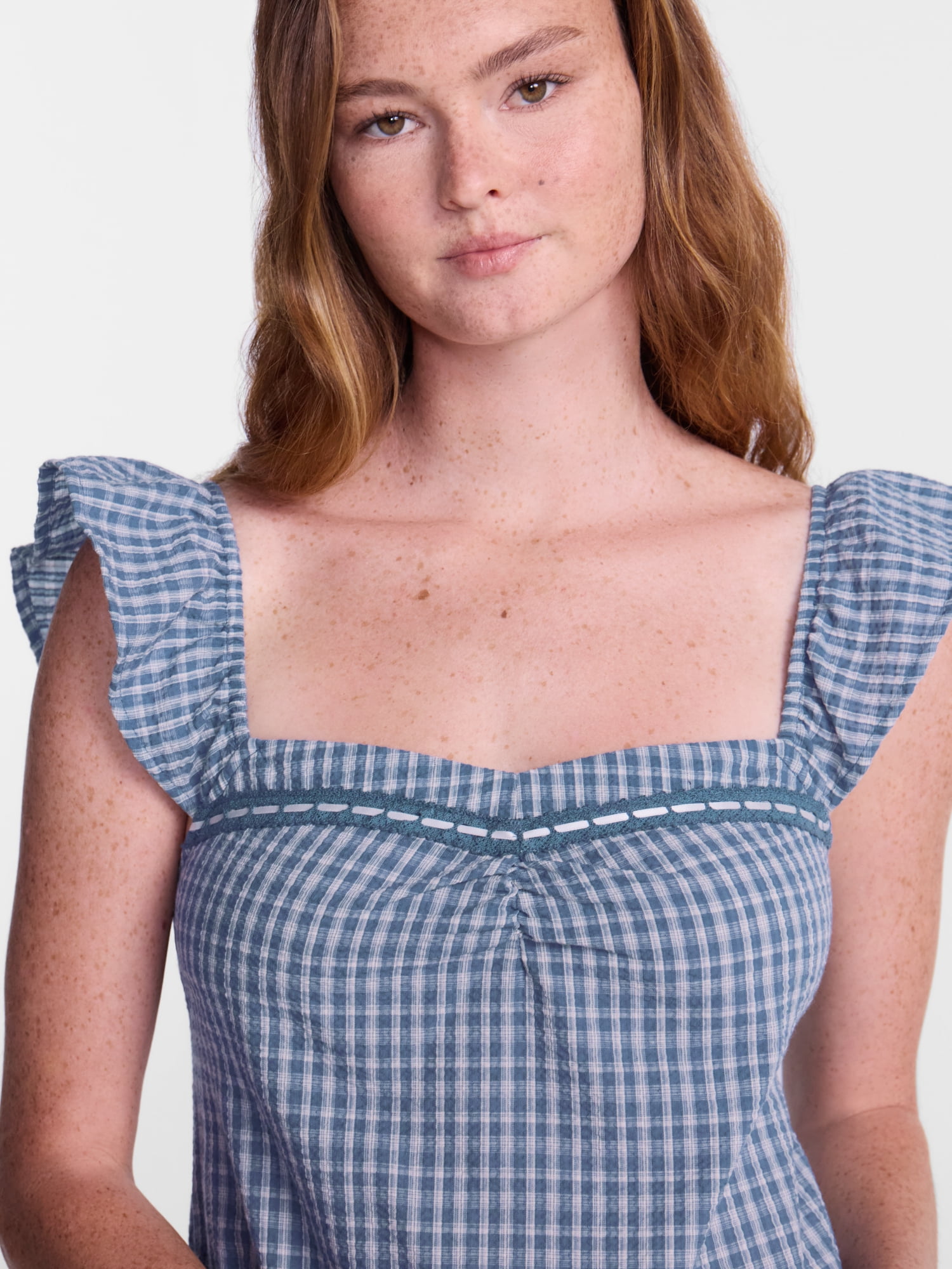 No Boundaries Plaid Picnic Mini Dress, Women’s XXS-XXL