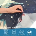 thumbnail image 3 of Yayeee Kitchen Curtains Tier Pair Light Filtering 27"x36" Rod Pocket Short Cafe Window Panel, Evening Mountain Road, 3 of 7