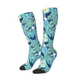 thumbnail image 2 of Balery Flying Swallows Printed Novelty Socks Men's Women's Crew Socks Sports Socks Knee High Socks Cotton Socks Quirky and Cool Socks, 2 of 9