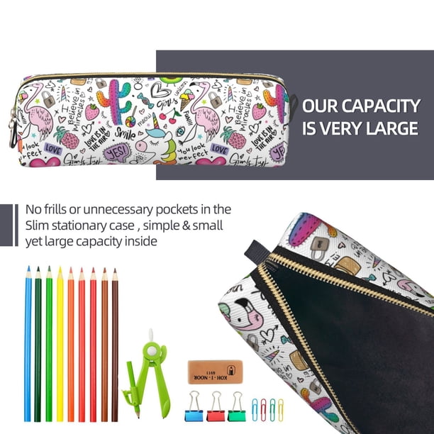 Showudesigns Perezoso Estuche Para Lápices, Para Niñas Y Adolescentes, Para Niños Preescolares, Suministros Escolares, Bolsas De Almacenamiento Ligeras