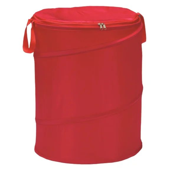 Pop-Up Laundry Basket, Red