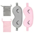 thumbnail image 2 of Unatoiry 2pack/lot And Rejuvenate Sleep For Restorative Night S Rest Silk Eye Masks Sleeping Eye 1Set, 2 of 6