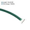 thumbnail image 2 of Uxcell 18AWG Stranded Wire Hookup 10M/33ft Green, Electrical Wire UL1007 Spool, 2 of 6