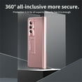thumbnail image 7 of K-Lion for Samsung Galaxy Z Fold 3 5G 7.6 inch Case, Tempered Glass Screen Protector Camera Lens Flim Hidden Kickstand Hinge Protection Shockproof Rugged Case for Samsung Galaxy Z Fold 3, Rosegold, 7 of 7