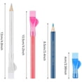 thumbnail image 2 of 12 Pieces Sewing Fabric Pencils Water Soluble Pencil Tailor Mark Pencil Dressmaker's Fabric Chalk Pencil with Brush Cap for Tailor or Home Marker and Tracing Tools, 2 of 7