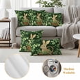 thumbnail image 6 of St. Patrick's Day Pillow Covers 2 Pack Rabbit Basket Pillowcase Waterproof Outdoor Throw Pillow Cover for Patio Garden Square Cushion 26”x26”, 6 of 9