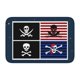 thumbnail image 1 of Alfombra de baño antideslizante súper suave con diseño de calavera y huesos cruzados de piratas para baño, cocina, dormitorio, hogar, alfombra de piso de 15,75 x 23,62 pulgadas, 1 of 6