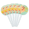 thumbnail image 1 of Wonder Woman Golden Lasso Cupcake Picks Toppers Decoration Set of 6, 1 of 7