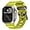 Fluorescent Green, variant on moogdieeo Luxury Designer Rugged Bands Compatible with Apple Watch Ultra 2 Band 49mm 46mm 45mm 44mm,Sport Soft Silicone Waterproof Strap for iWatch Ultra Series 10 9 8 7 6 5 4 SE Men Women