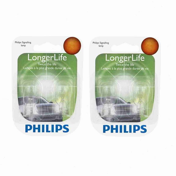 2 pc Philips 916LLB2 Long Life Back Up Light Bulbs