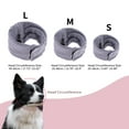 Unique Bargains Adjustable Dogs Calming Headband with Magic Tapes Dog