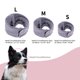 thumbnail image 2 of Diadema ajustable para perros que calma con cintas mágicas, capucha para perros para la ansiedad, mantiene el calor, color púrpura claro, 2 of 7