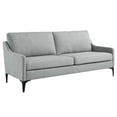 thumbnail image 3 of Modway Corland Upholstered Fabric Sofa, Gray, 3 of 3