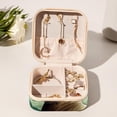 thumbnail image 6 of Sea Lion Travel Portable Square Jewelry Box Earring Necklace Bracelet Organizer Storage Display Case Holder Stand Box Display, 6 of 6
