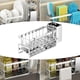 thumbnail image 5 of Organizador de Fregadero de Cocina Soporte para Esponja Estante Porta Paños con Drenaje Fabricado en Acero Inoxidable Adecuado para Hotel Lavadero Bañ, 5 of 9