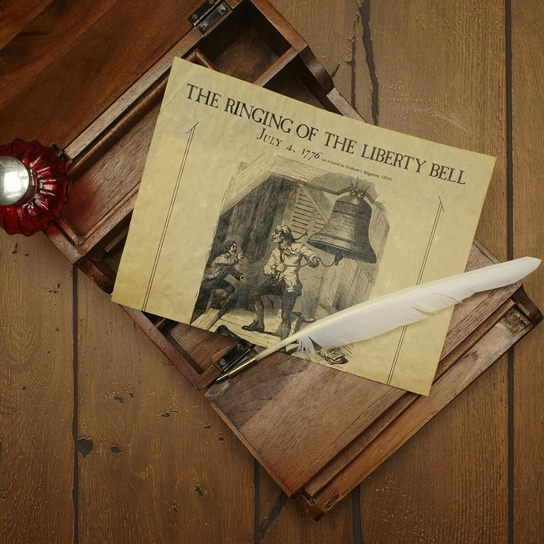 Liberty Bell Ringing Parchment Paper Poster US History 1776 Home Decor Wall Art Liberty Bell Ringing Parchment Paper Poster US History 1776 Home Decor Wall Art