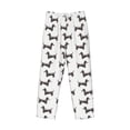 thumbnail image 4 of Goofa Dachshund Dog Puppy Printed Soft Pajama Pants for Men, Wide Leg Comfy Casual Lounge Yoga Pants-Medium, 4 of 9