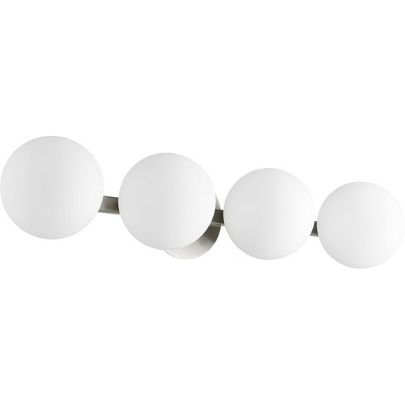 Quorum Lighting - Four Light Vanity - 4 Light Globe Bath Vanity in Transitional