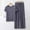 #0123-Gray, variant on Neewe 2 Piece Outfits For Women Casual Modal Tracksuit Short Sleeve Tops And Wide Leg Long Pants Matching Lounge Sets