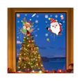thumbnail image 3 of Adornos navideños Adhesivos navideños para ventanas - Adhesivos para ventanas de vidrio, adhesivos para ventanas de invierno Película estática para ventanas de vidrio Decoración de, 3 of 4