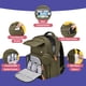 thumbnail image 5 of BabbleRoo Mochila para pañales, mochila de viaje con cambiador, estuche para chupete y correas para cochecito, multifunción, impermeable, unisex, verde militar, 5 of 5