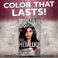 thumbnail image 4 of Schwarzkopf Got2b Metallics Permanent Hair Color, M49 Smoky Violet, 4 of 5