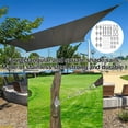thumbnail image 3 of Visland Ombre du Soleil Voile Kit de Quincaillerie Patio Extérieur Triangle Canopée Installation Accessoires Robustes Auvent en Acier Inoxydable, 3 of 7