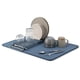 thumbnail image 1 of Estante para platos Umbra Udry, plegable, azul pizarra, con tapete de secado, 1 of 6