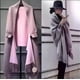 thumbnail image 4 of Capa con mangas, chal de cachemira, bufanda, doble uso, gruesa, otoño e invierno, chaqueta cálida de color sólido de doble cara para mujer, 4 of 4