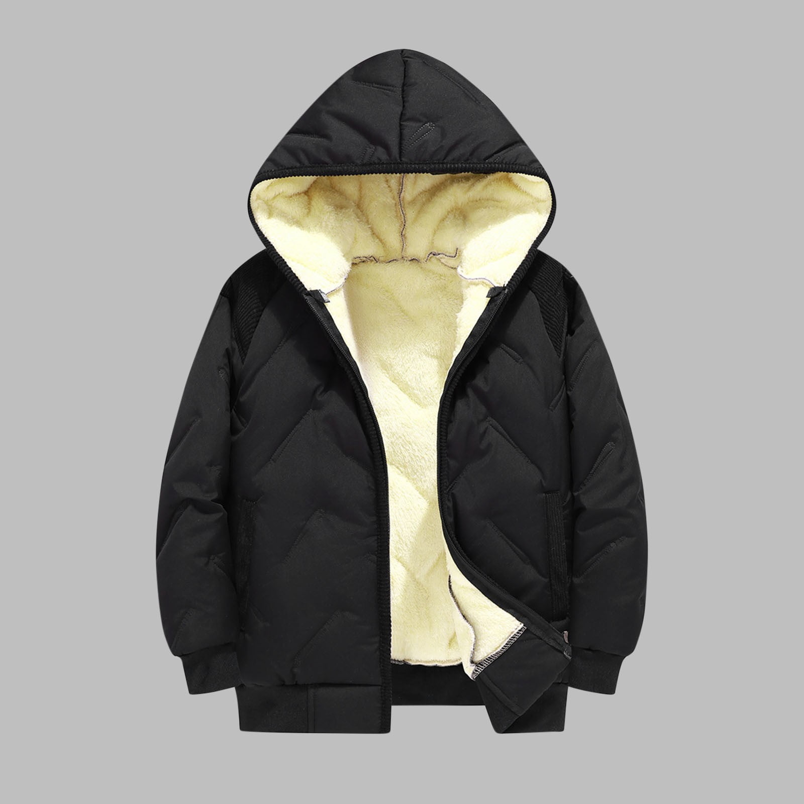 Manteau Hiver Enfant Garçon Fille 3-14 Ans - Parka Matelassée Capuche Coupe-Vent Odziezet
