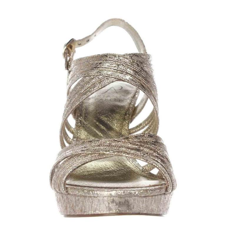 Womens Adrianna Papell Aiden Platform Strappy Evening Sandals