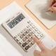 thumbnail image 4 of Calculadora para estudiantes de matemáticas de primaria, calculadora sincrónica con pantalla de 10 dígitos, portátil, de escritorio, silenciosa, con batería., 4 of 7