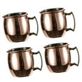 thumbnail image 2 of Estbridge Tasses Moscow Mule en Cuivre Massif Ensemble de 4 Fait Main 60 ml, 2 of 8