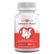 Coco and Luna Urinary Tract Support for Dogs - 300 Chewable Tablets