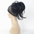 thumbnail image 1 of Adjustable Messy Style Ponytail Hair Extension Synthetic Hairpiece with Jaw Claw Amazing Shape For Women, Natural Black, 1 of 7