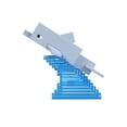thumbnail image 4 of Minecraft Dolphin Action Figure & Accessories Set, 3.25-inch Scale Collectible Toy, 4 of 6