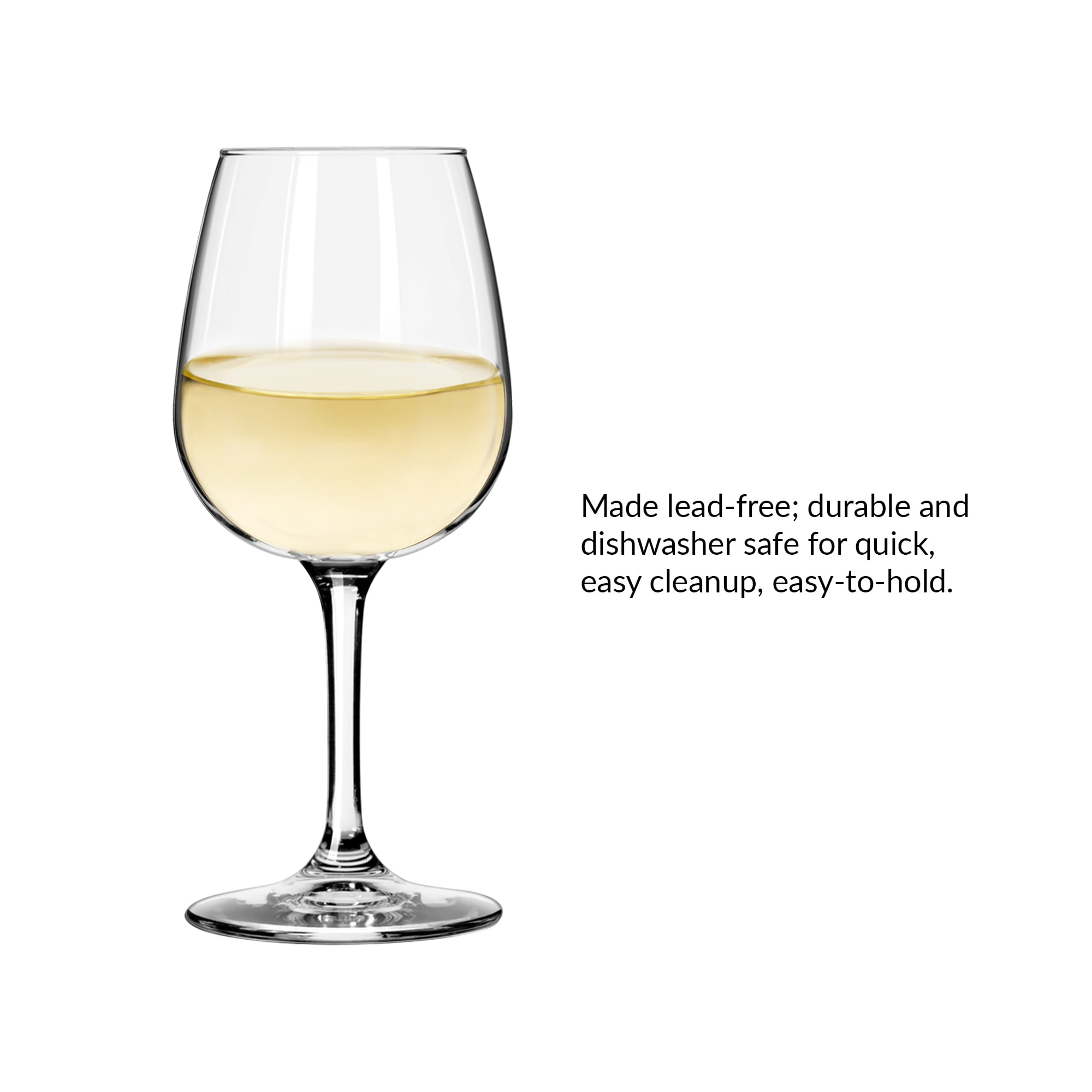 Mainstays Classic 12.75oz Wine Glasses (Set of 12)