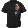 thumbnail image 2 of U.S. Military MM2341XXL Dogs of Valor Short Sleeve T-Shirt, Black - 2XL, 2 of 7