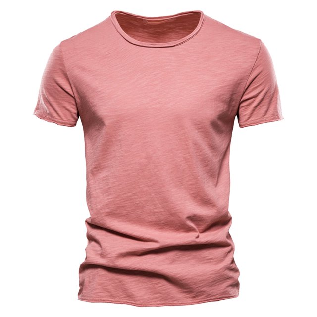 Prolriy Chemises pour Hommes, T-Shirt à Manches Courtes en Coton pour Hommes, Haut Confortable, Chemises Rouges TG