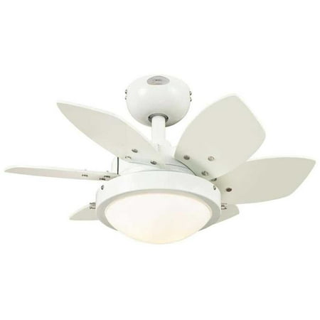 Westinghouse 72471 - 2 Light 24" Quince White Ceiling Fan - Walmart ...