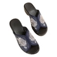 thumbnail image 3 of Juebong Sandals clearance Womens Orthotic Slides Ladies Lightweight Athletic Sandals Slip On Thick Cushion Slippers Sandals With Comfortable Plantar Fasciitis Arch Support, 3 of 5