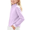thumbnail image 3 of FAIWAD Boys Girls Warm Fleece Coat Zip up Collar Jacket Kids Soft Cozy Casual Daily Outerwear, 3 of 5