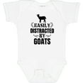 thumbnail image 3 of Inktastic Easily Distracted by Goats Boys or Girls Baby Bodysuit, 3 of 5