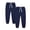 Navy, variant on CQONEPT 2 Pack Toddlers Boys Sweatpants with Pockets Drawstring Joggers Pant Thick Thermal Warm Athletic Jogging Pants Navy 7 Years