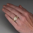 thumbnail image 7 of Charm 925 Silver,Gold Plated Ring Cubic Zircon Anniversary Gifts Sz 6-10, 7 of 7