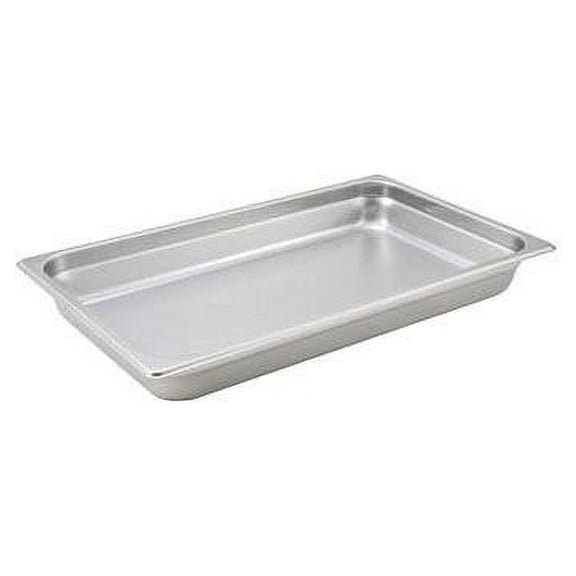 Winco SPJH-102 Steam Table Pan, Full Size, 2-1/2 Deep, Heavy Weight S/S by Winco