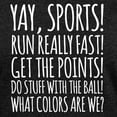 thumbnail image 3 of CafePress - Yay Sports! T Shirt - Womens Football Shirt, 3 of 4