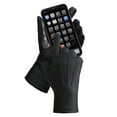 thumbnail image 2 of Isotoner Women's Basic Spandex Winter Gloves, L/XL, Black, 2 of 3